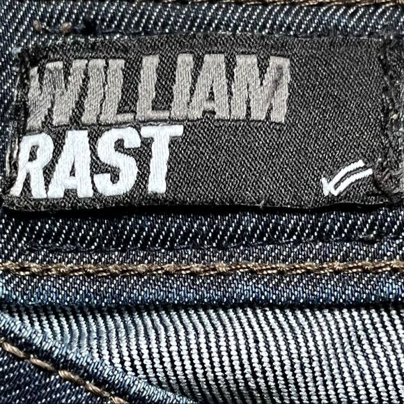 WILLIAM RAST Dark Wash Low Rise Skinny studded jeans Size 28 - Picture 5 of 14